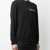 Alexander McQueen Selvedge logo-tape crew neck sweatshirt