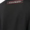 Alexander McQueen Selvedge logo-tape crew neck sweatshirt