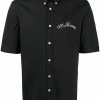 Alexander McQueen logo-embroidered button-down shirt