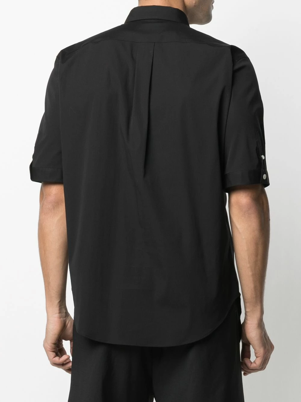 Alexander McQueen Logo embroidered button down shirt 4 Alexander McQueen logo-embroidered button-down shirt