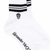 Alexander McQueen skull logo-print socks