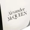 Alexander McQueen logo-print two-tone tote bag