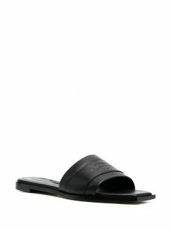 Alexander McQueen logo-detail slippers