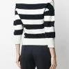 Alexander McQueen striped wool-cashmere top