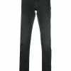 Alexander McQueen logo embroidered slim jeans
