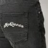 Alexander McQueen Logo embroidered slim jeans 11 Alexander McQueen logo embroidered slim jeans