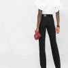 Alexander McQueen high-waist straight trousers