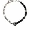 Alexander McQueen skull chain bead bracelet