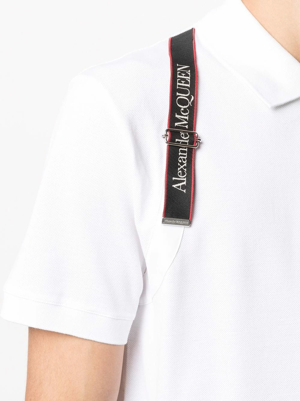 Alexander McQueen Logo harness polo shirt 5 Alexander McQueen logo harness polo shirt