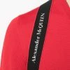 Alexander McQueen logo strap V-neck jumper