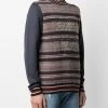Alexander McQueen skull-motif striped jumper