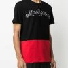 Alexander McQueen colour block logo print T-shirt