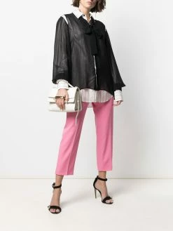 Alexander McQueen cropped straight-leg trousers