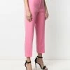 Alexander McQueen cropped straight-leg trousers