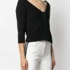 Alexander McQueen Cold shoulder cashmere knitted cardigan 7 Alexander McQueen cold-shoulder cashmere knitted cardigan