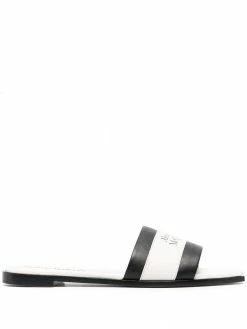 Alexander McQueen colour block logo-detail sandals