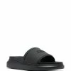 Alexander McQueen Logo detail slip on slides 5 Alexander McQueen logo-detail slip-on slides