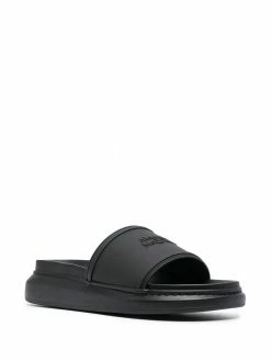Alexander McQueen logo-detail slip-on slides