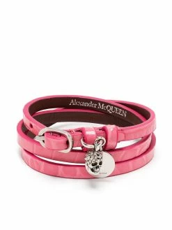 Alexander McQueen skull-motif wrap-around bracelet