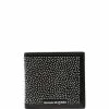 Alexander McQueen stud-embellished logo-print wallet