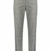 Alexander McQueen check print cropped trousers
