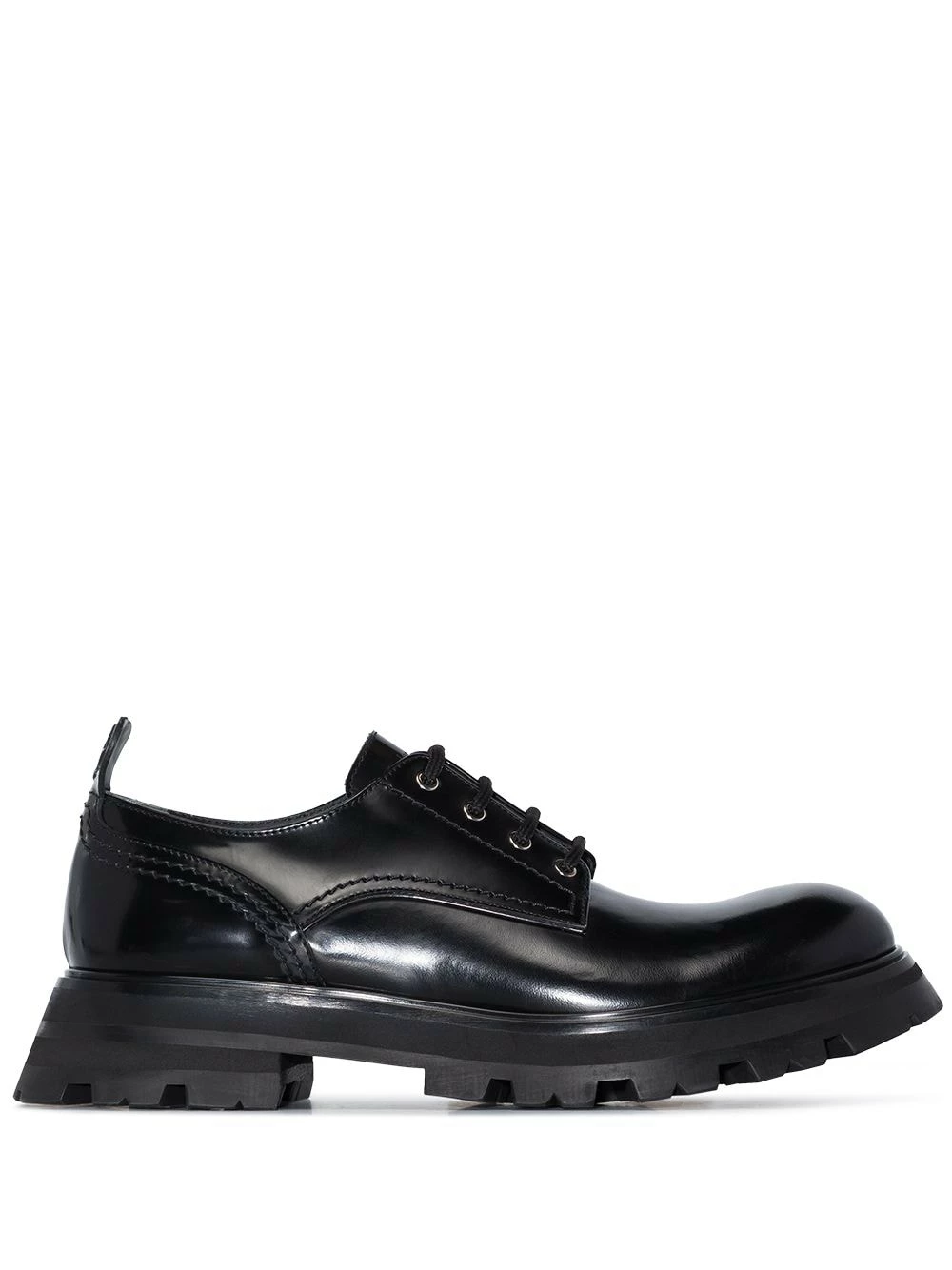 Alexander McQueen Wander leather lace up shoes 1 Alexander McQueen Wander leather lace-up shoes