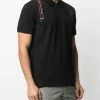 Alexander McQueen logo tape polo shirt