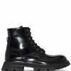 Alexander McQueen combat ankle boots