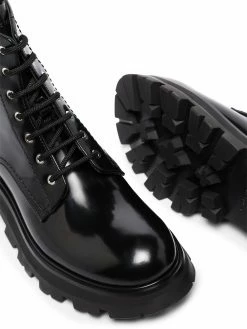Alexander McQueen combat ankle boots