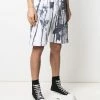 Alexander McQueen trompe l'oeil print track shorts