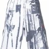 Alexander McQueen trompe l'oeil print track shorts