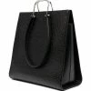 Alexander McQueen Tall Story crocodile-effect tote