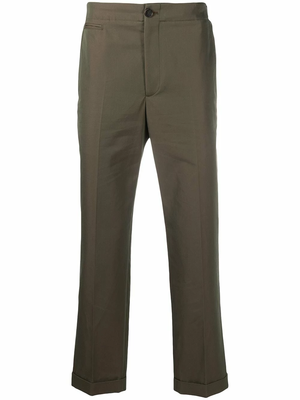 Alexander McQueen Logo tape detail chino trousers 1 Alexander McQueen logo-tape detail chino trousers