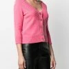 Alexander McQueen cold-shoulder cashmere cardigan
