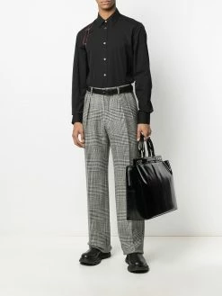 Alexander McQueen shoulder brace detail shirt