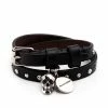 Alexander McQueen skull charm wraparound bracelet
