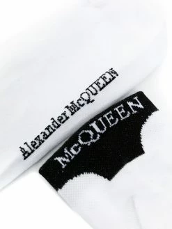 Alexander McQueen logo-embroidered socks