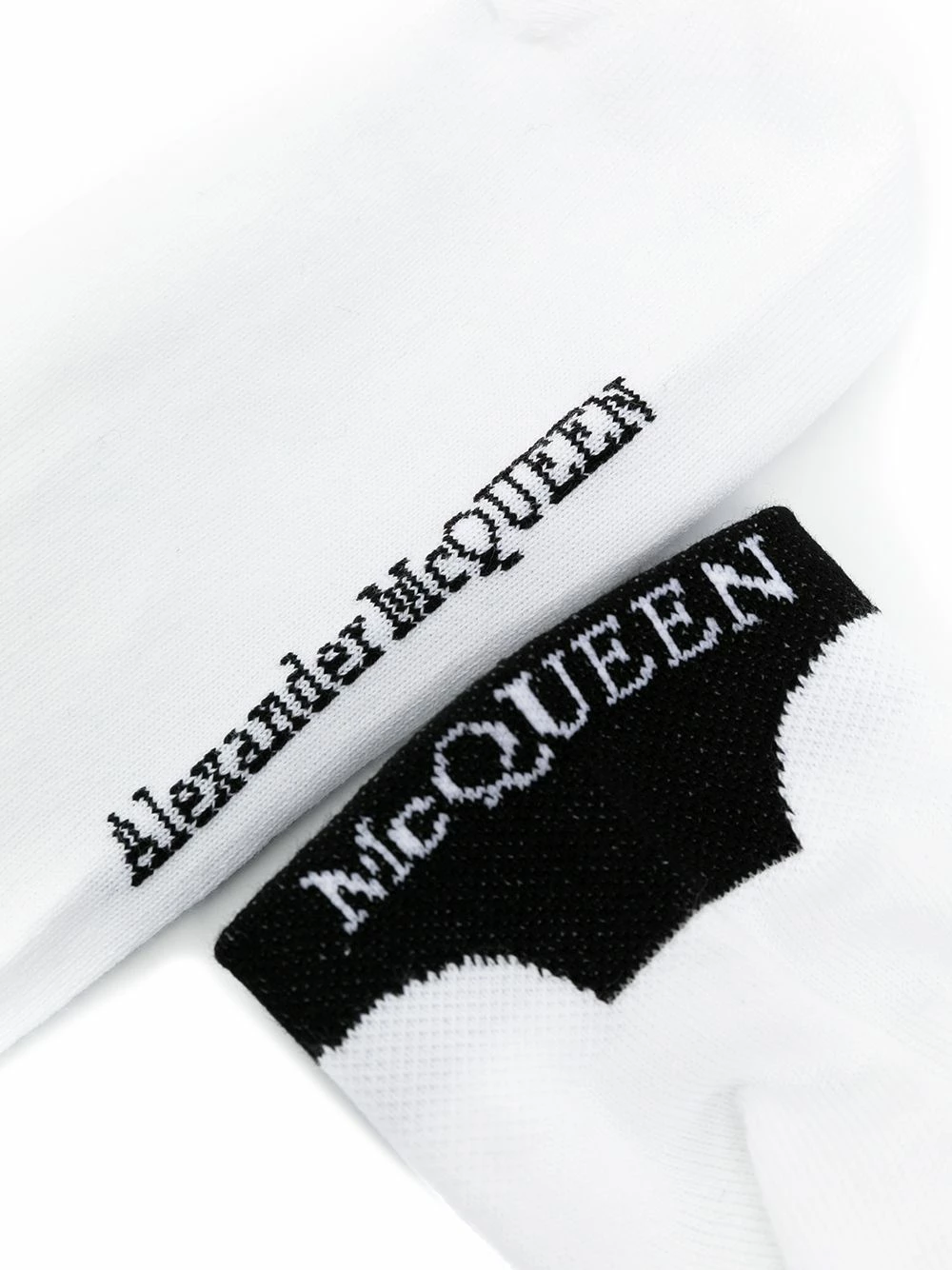 Alexander McQueen Logo embroidered socks 2 Alexander McQueen logo-embroidered socks