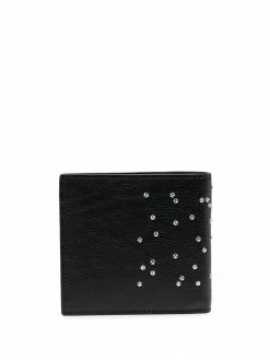 Alexander McQueen studded skull billfold cardholder