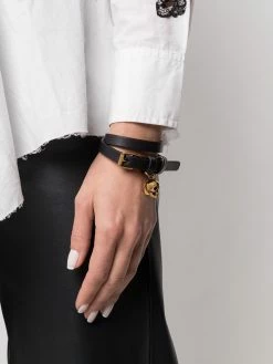 Alexander McQueen skull-motif wraparound bracelet