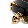 Alexander McQueen Skull motif wraparound bracelet 5 Alexander McQueen skull-motif wraparound bracelet