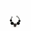 Alexander McQueen skull bead single ear cuff