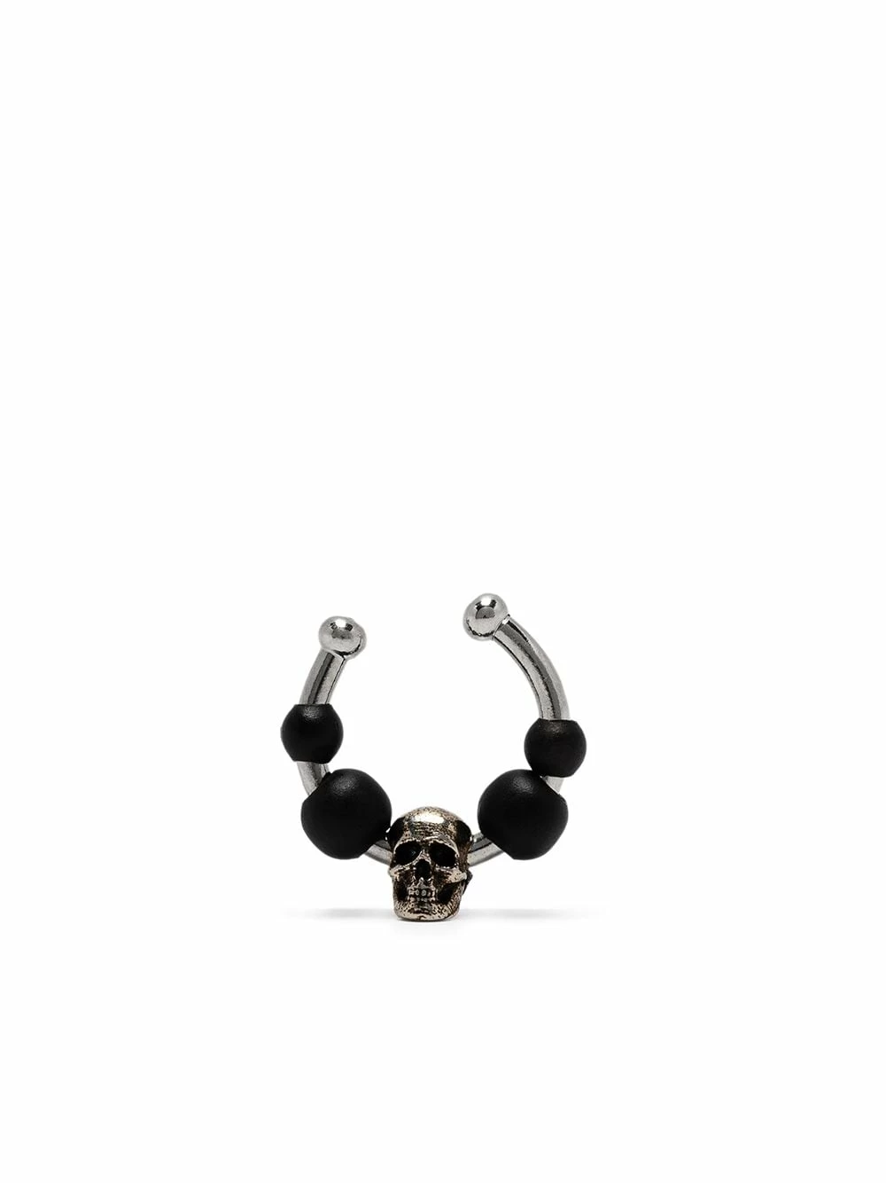 Alexander McQueen Skull bead single ear cuff 1 Alexander McQueen skull bead single ear cuff