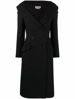 Alexander McQueen peak-lapel double-breasted dress