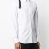 Alexander McQueen Logo strap button up shirt 7 Alexander McQueen logo-strap button-up shirt