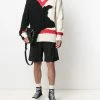 Alexander McQueen patterned intarsia-knit jumper