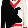 Alexander McQueen patterned intarsia-knit jumper