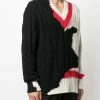 Alexander McQueen patterned intarsia-knit jumper