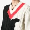 Alexander McQueen patterned intarsia-knit jumper