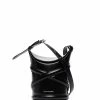 Alexander McQueen black the curve small leather cross body bag
